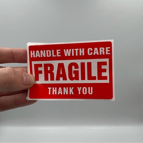 Pack of 50 Fragile Stickers for Shipping - Picture 5 of 5